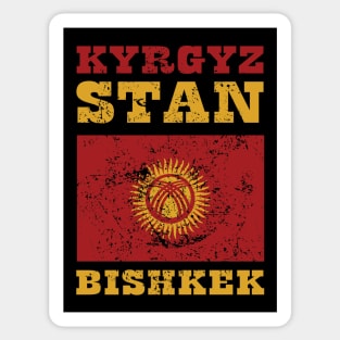 Flag of Kyrgyzstan Sticker